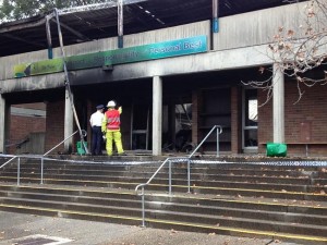 front-of-school-library-fire